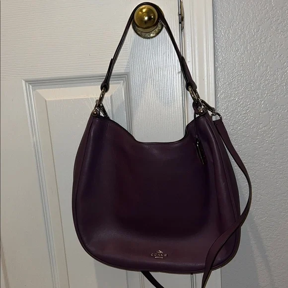 Coach Nomad Purple Hobo Bag - Picture 1 of 13